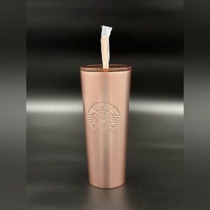 Starbucks 2018 Metallic Rose Gold 24oz Tumbler